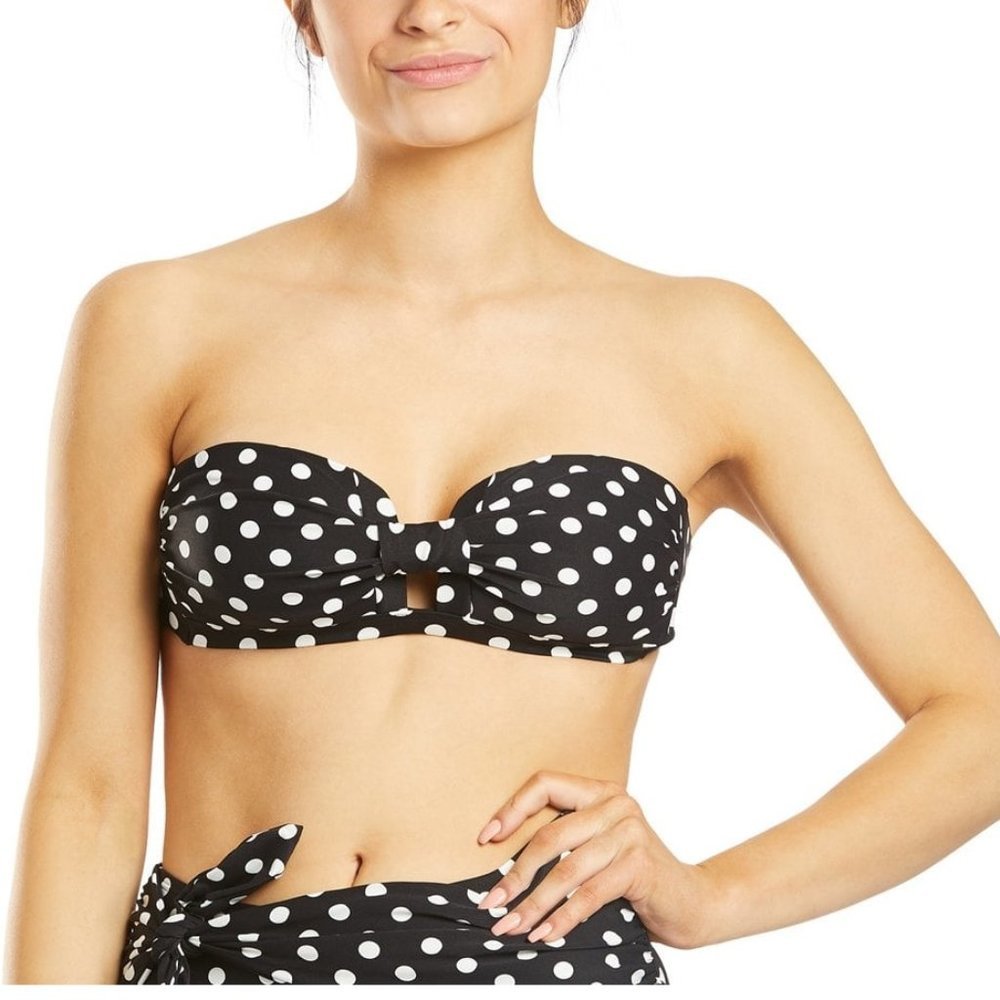 💥Kate Spade New York Lia Dot Bandeau Bikini Top